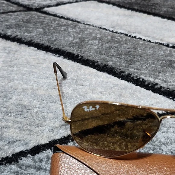 UNISEX RAY BAN AVIATOR GRADIENT METAL MATTE GOLD BROWN LENSES & CASE PRI… - Picture 4 of 12